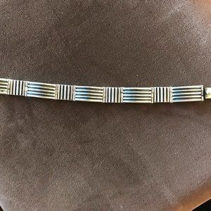 HEAVY STERLING SILVER  BRACELET  7 INCHES & 40 GRAMS SILVER